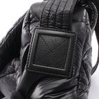 Chanel Shoulder Bag Coco Cocoon Black Nylon Leather — view 9