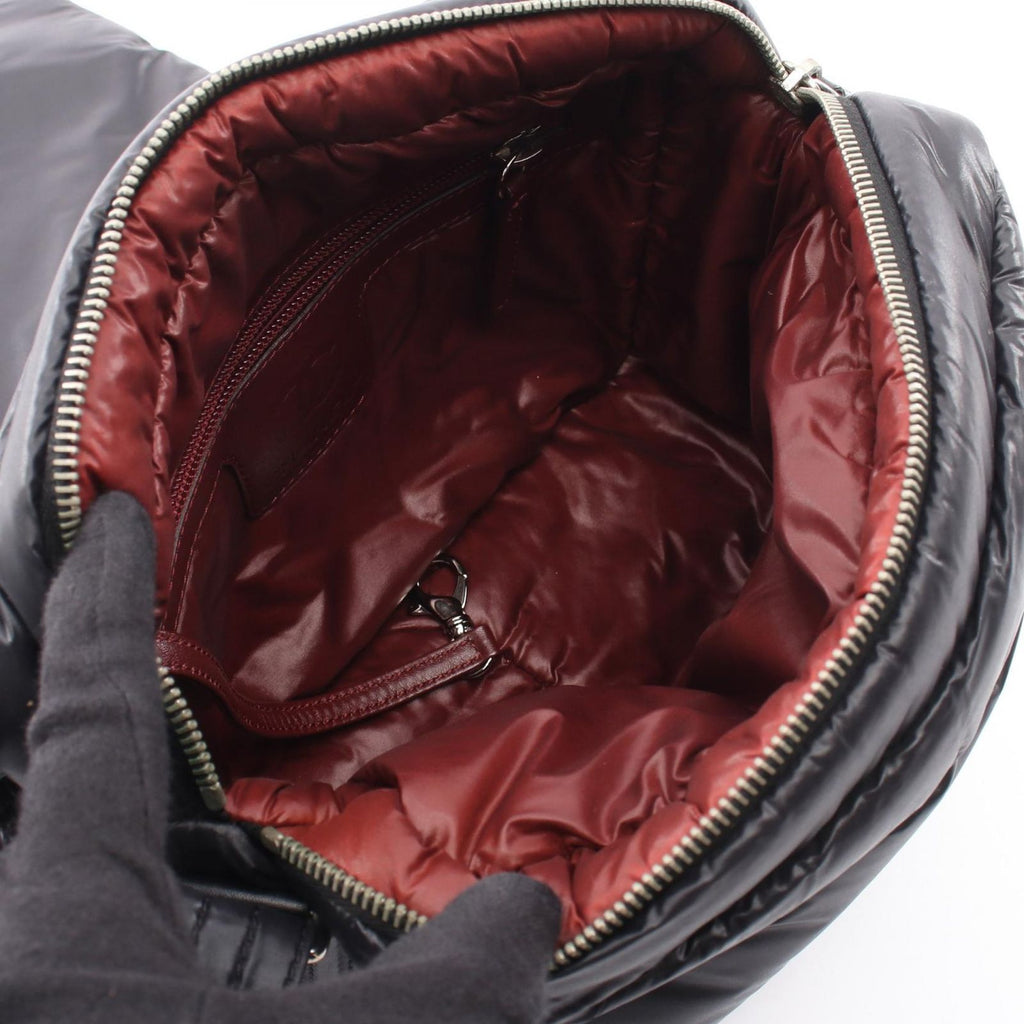 Chanel Shoulder Bag Coco Cocoon Black Nylon Leather — view 3