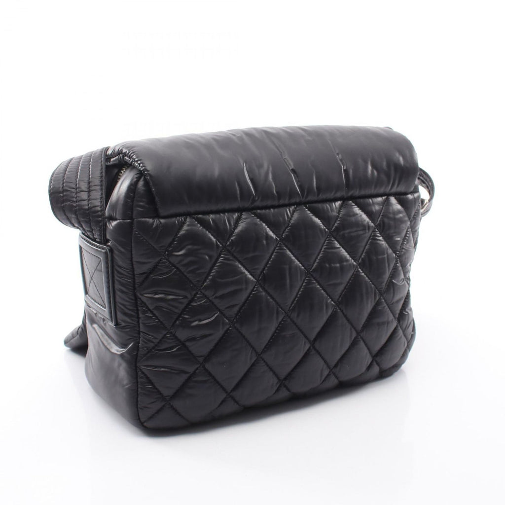 Chanel Shoulder Bag Coco Cocoon Black Nylon Leather — view 2