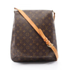 Louis Vuitton Shoulder Bag Musette Canvas Leather