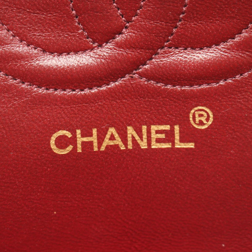 Chanel Shoulder Bag Quilted Double Flap Black Lambskin Chain — view 4