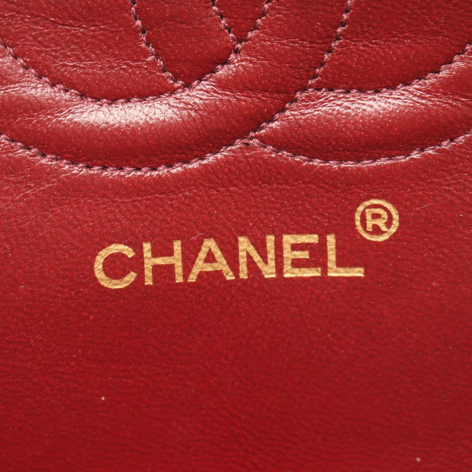 Chanel Shoulder Bag Quilted Double Flap Black Lambskin Chain — view 4