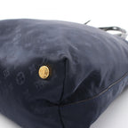 Louis Vuitton Handbag MM Blue Marine Nylon Patent Lockit Vertical MM — view 6