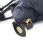 Louis Vuitton Handbag MM Blue Marine Nylon Patent Lockit Vertical MM — view 9