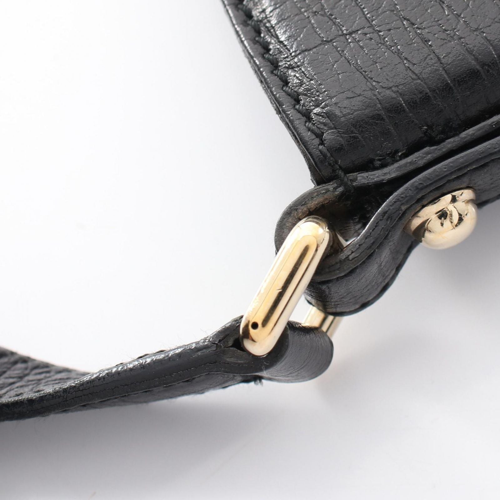Gucci Shoulder Bag Horsebit GG Canvas Black — view 8