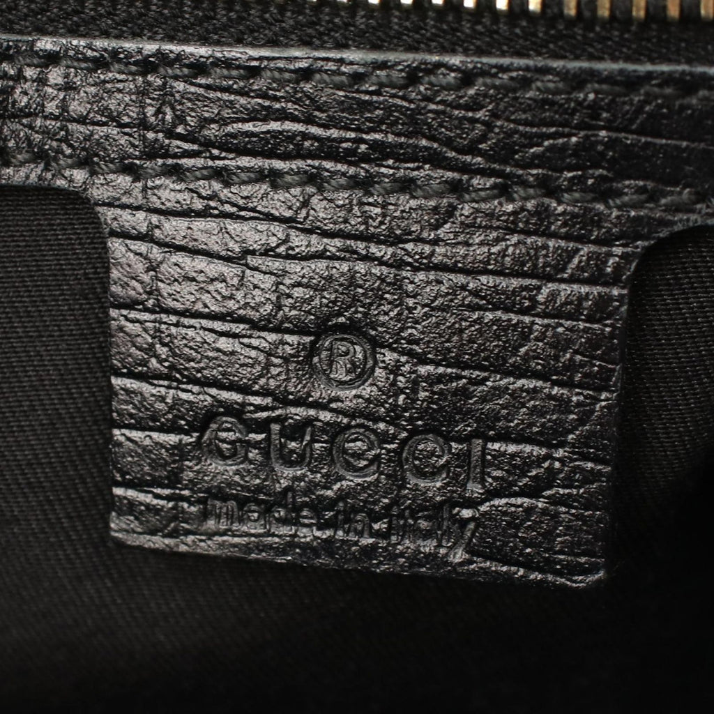 Gucci Shoulder Bag Horsebit GG Canvas Black — view 4