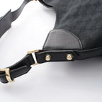 Gucci Shoulder Bag Horsebit GG Canvas Black — view 6