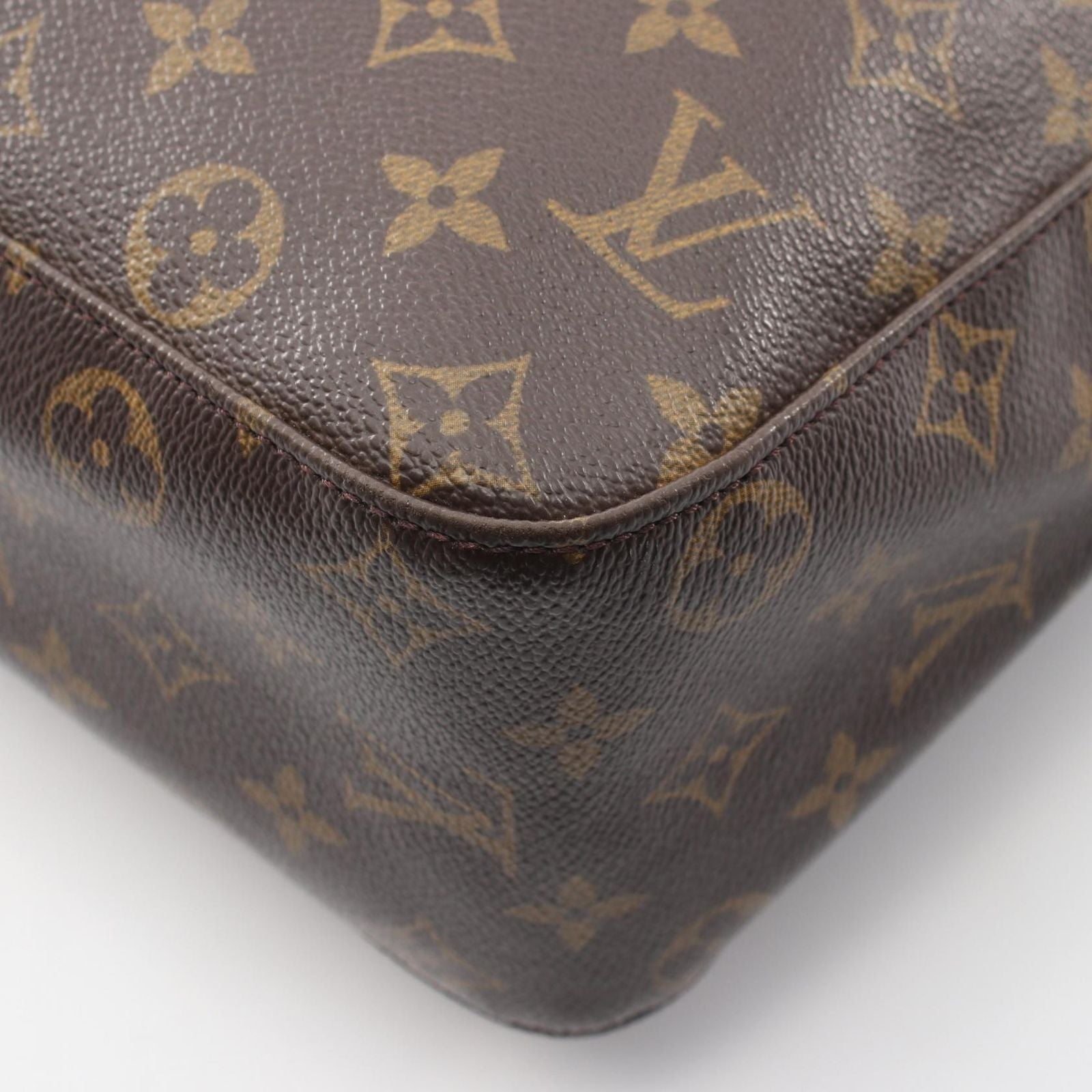 Louis Vuitton Shoulder Bag Looping GM Monogram Canvas Leather — view 6