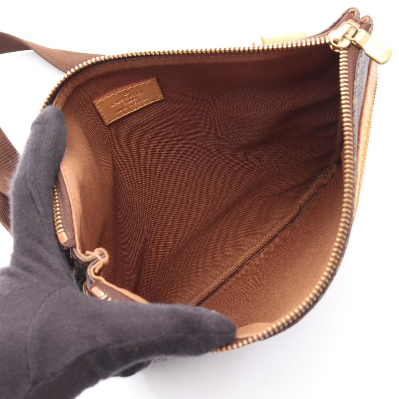 Louis Vuitton Shoulder Bag Pochette Canvas Leather Bosford — view 3