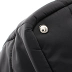 Prada Tote Tessuto Bomber 2-Way Black Nylon Leather — view 6