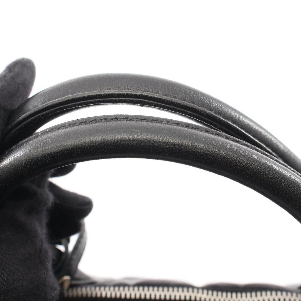 Prada Tote Tessuto Bomber 2-Way Black Nylon Leather — view 9