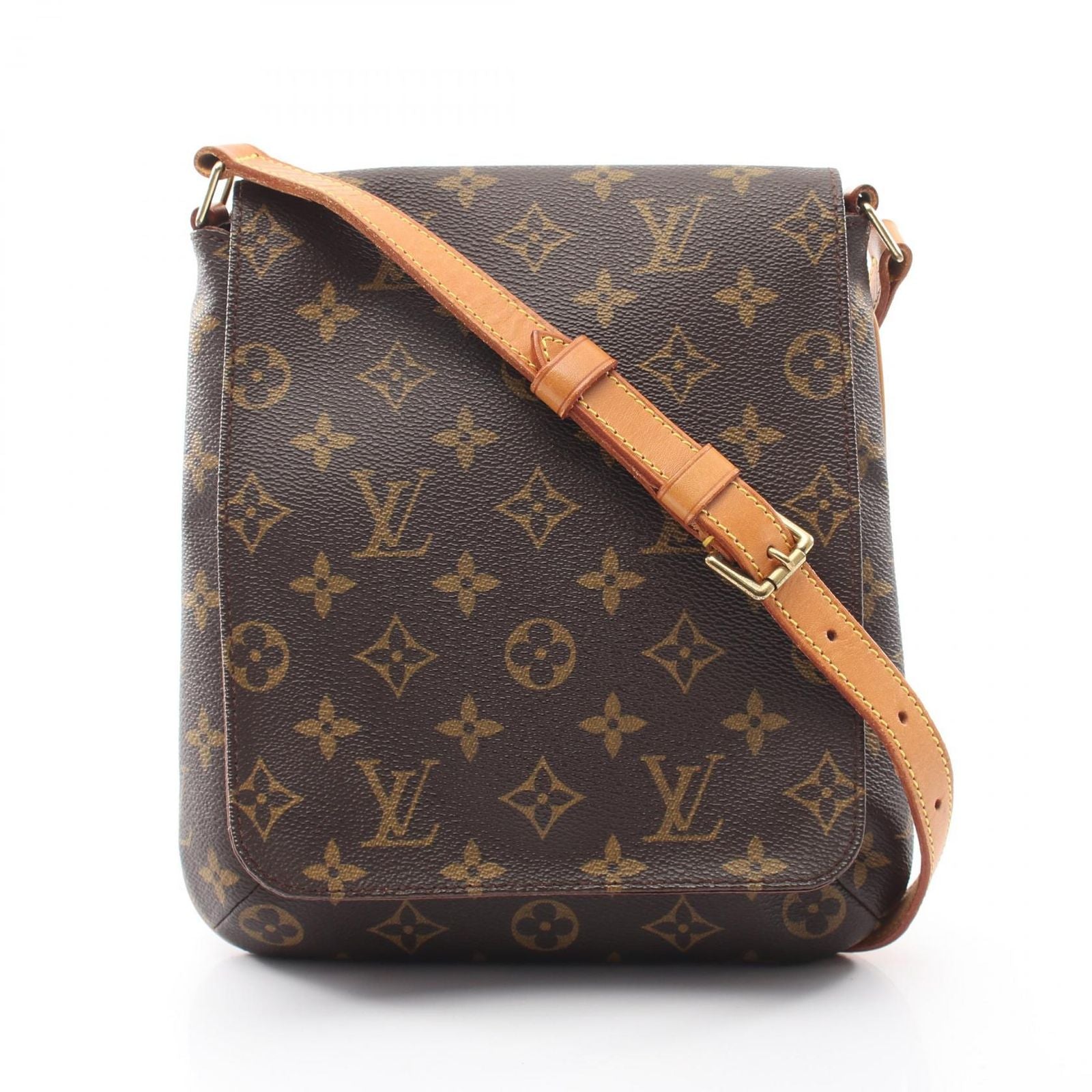 Louis Vuitton Shoulder Bag Musette Salsa Short Strap Canvas Leather
