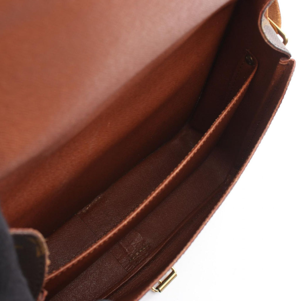 Louis Vuitton Shoulder Bag Cartouchiere GM Canvas Leather — view 3