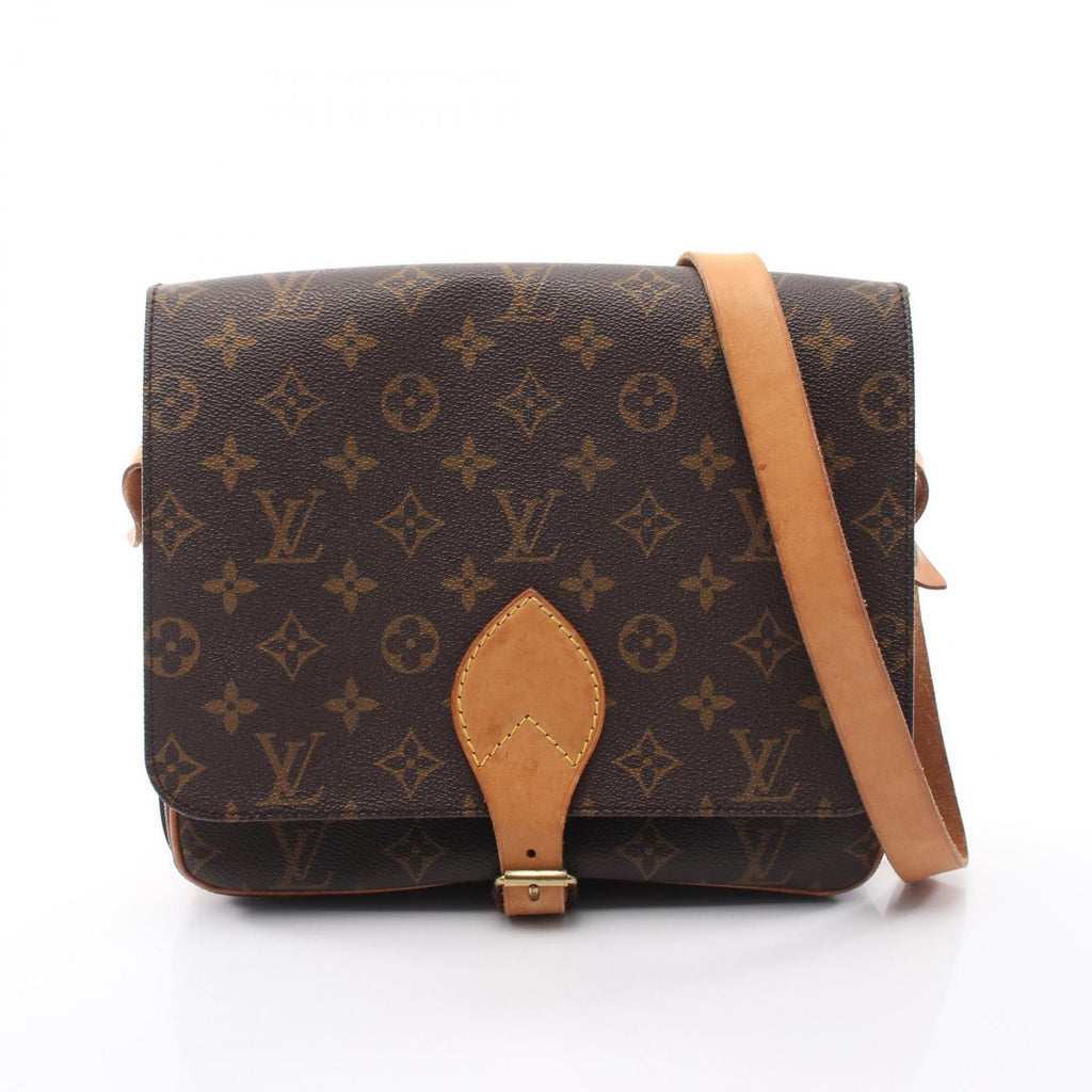 Louis Vuitton Shoulder Bag Cartouchiere GM Canvas Leather