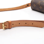 Louis Vuitton Shoulder Bag Cartouchiere GM Canvas Leather — view 9