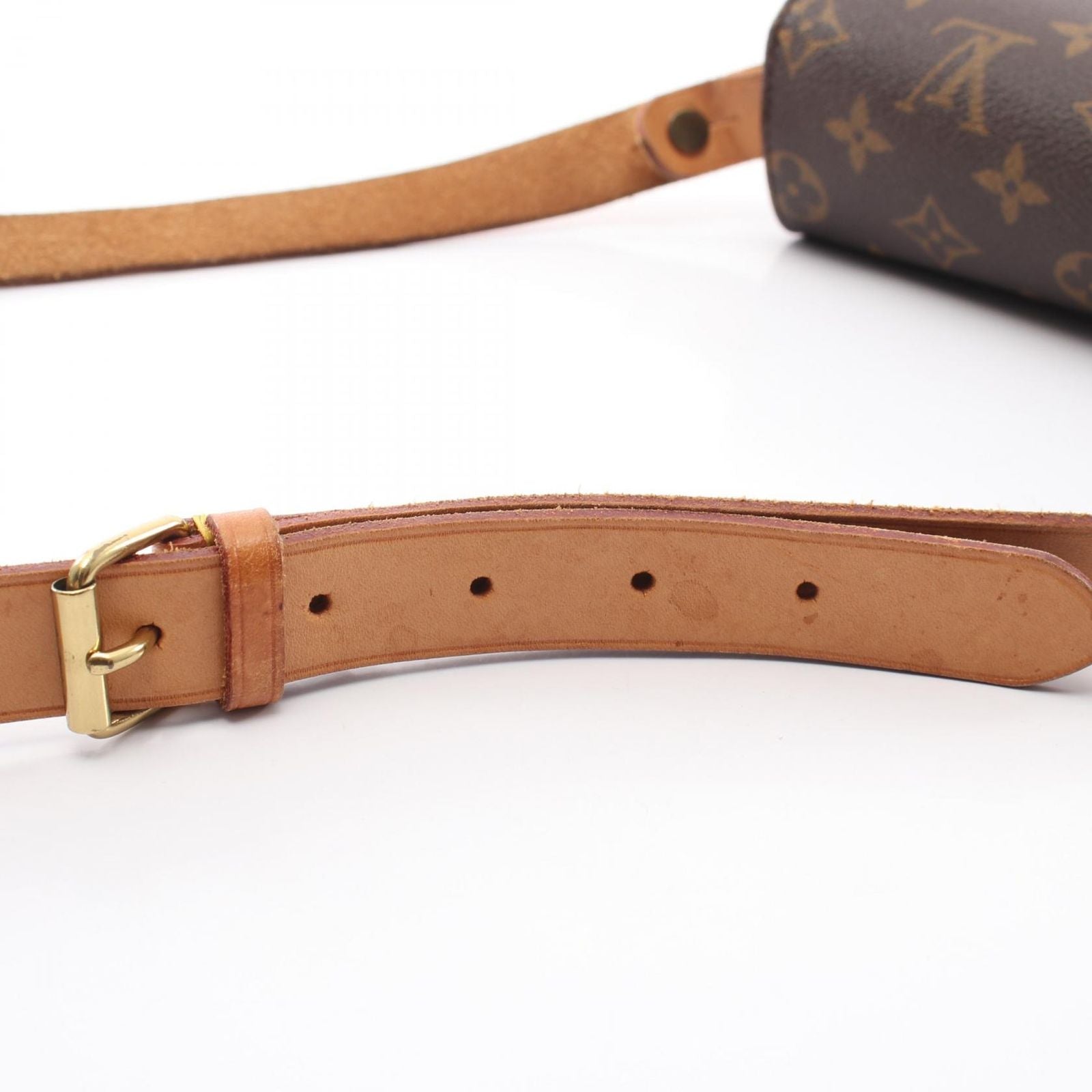 Louis Vuitton Shoulder Bag Cartouchiere GM Canvas Leather — view 9