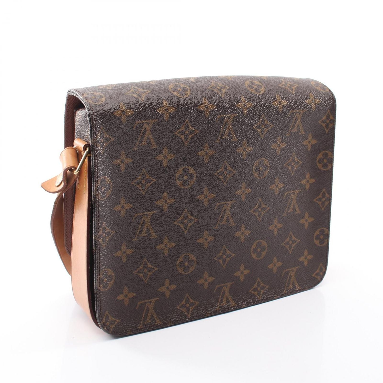 Louis Vuitton Shoulder Bag Cartouchiere GM Canvas Leather — view 2