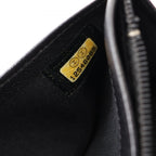 Chanel Bifold Wallet Butterfly Camellia Zip Black Leather — view 6