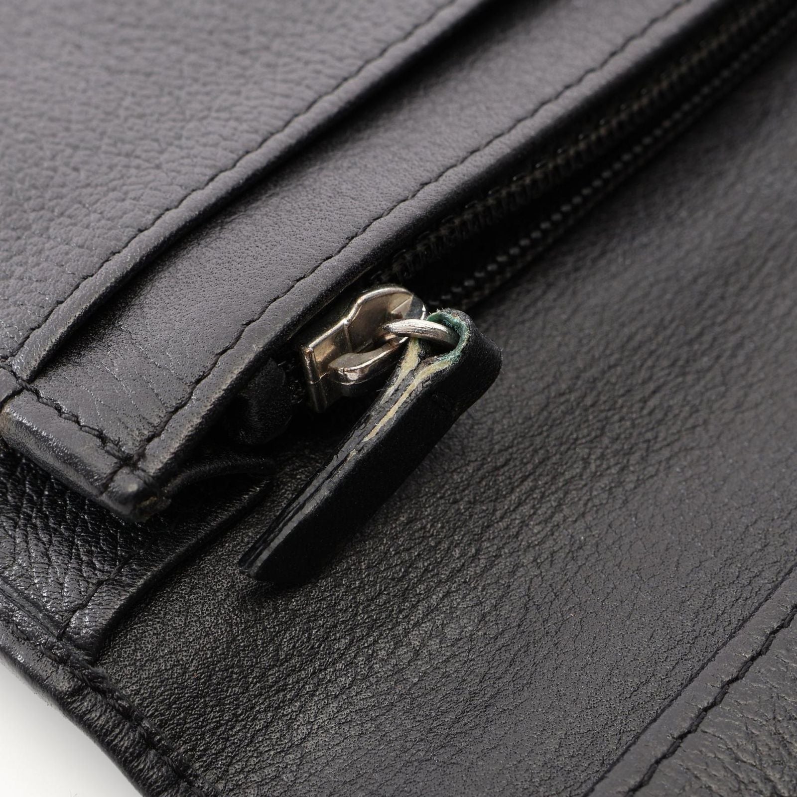 Chanel Bifold Wallet Butterfly Camellia Zip Black Leather — view 7