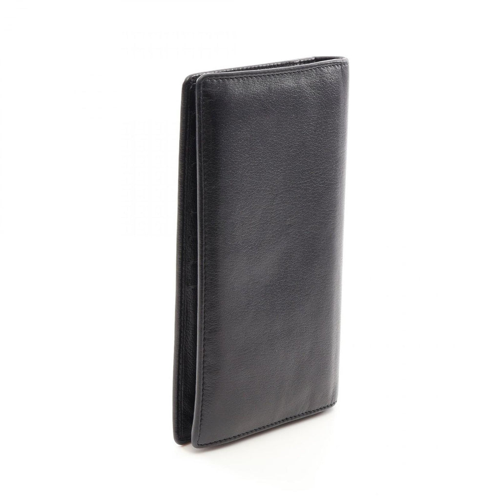 Chanel Bifold Wallet Butterfly Camellia Zip Black Leather — view 2