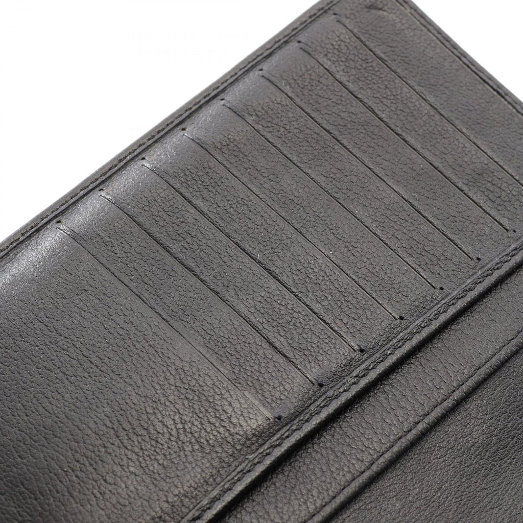 Chanel Bifold Wallet Butterfly Camellia Zip Black Leather — view 9