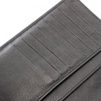 Chanel Bifold Wallet Butterfly Camellia Zip Black Leather — view 9