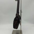 Fendi Brown Zucca Mamma Bucket Leather Shoulder — view 5