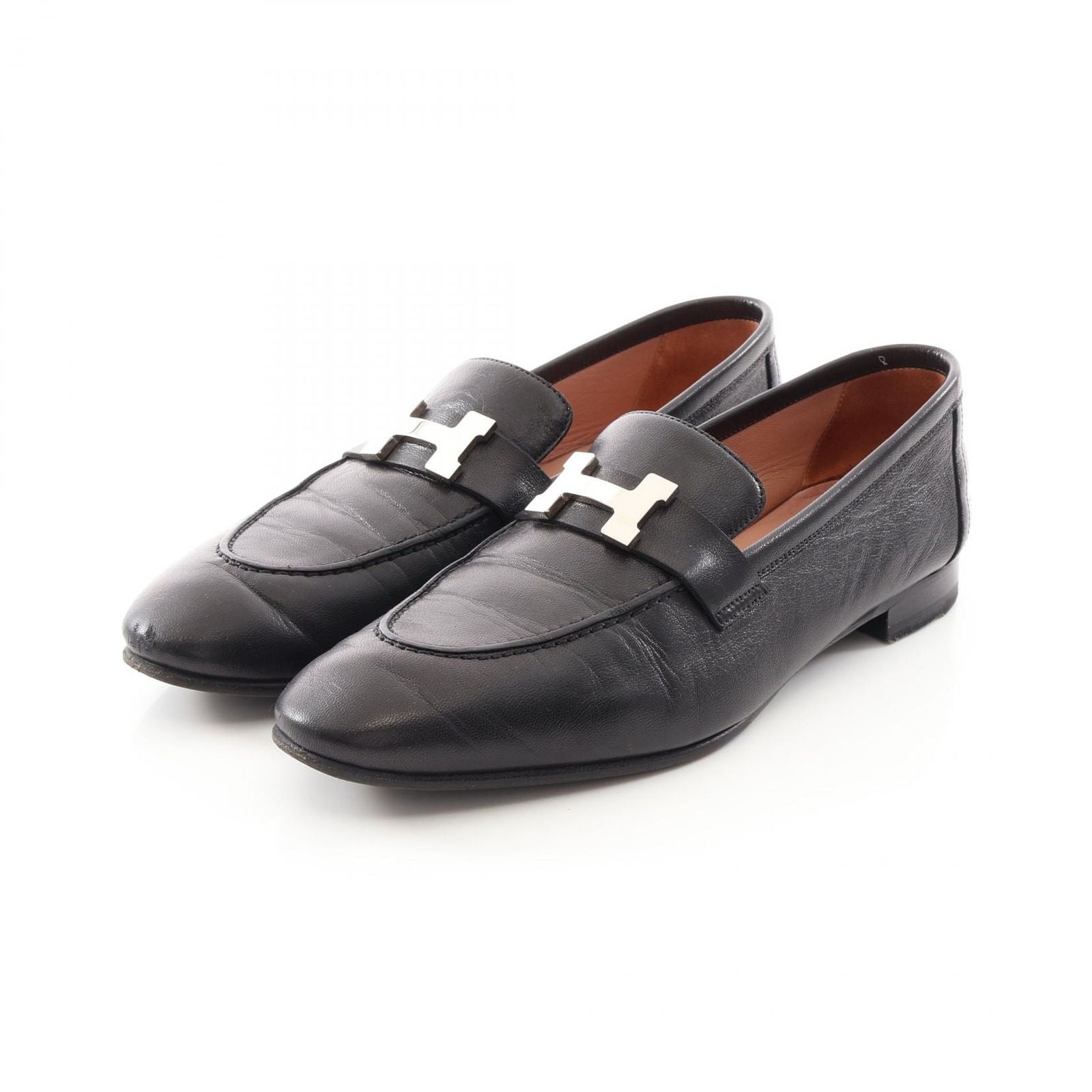 Hermes Loafers Moccasins Paris Leather