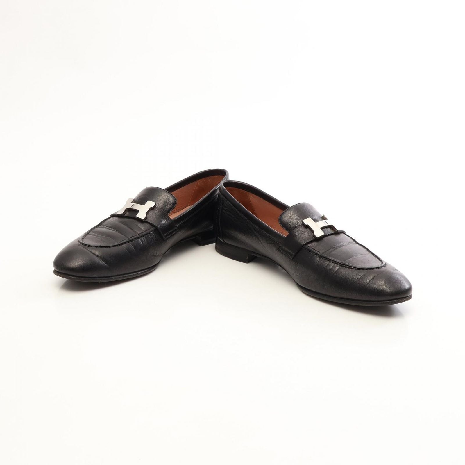 Hermes Loafers Moccasins Paris Leather — view 3