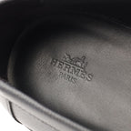 Hermes Loafers Icon Kelly Buckle Black Leather Moccasins — view 5