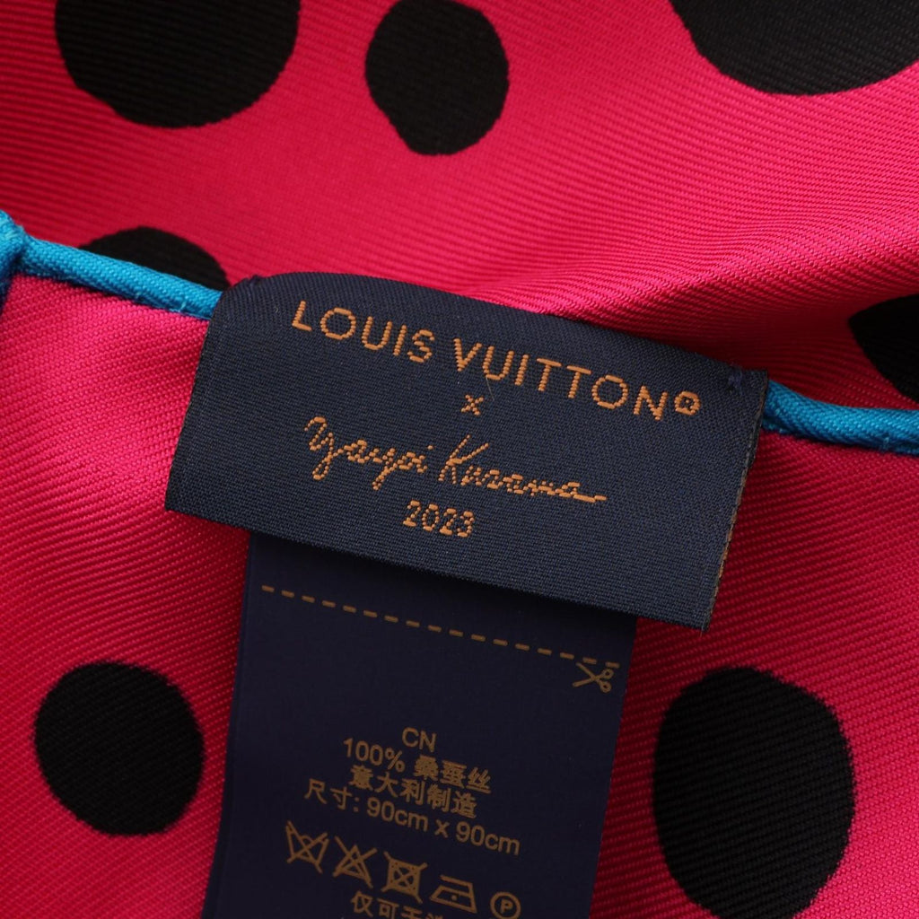 Louis Vuitton Scarf Yayoi Kusama Carre 90 Pumpkin Silk — view 2