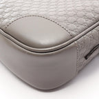 Gucci Shoulder Bag Bree Micro Guccissima Gray Leather — view 8