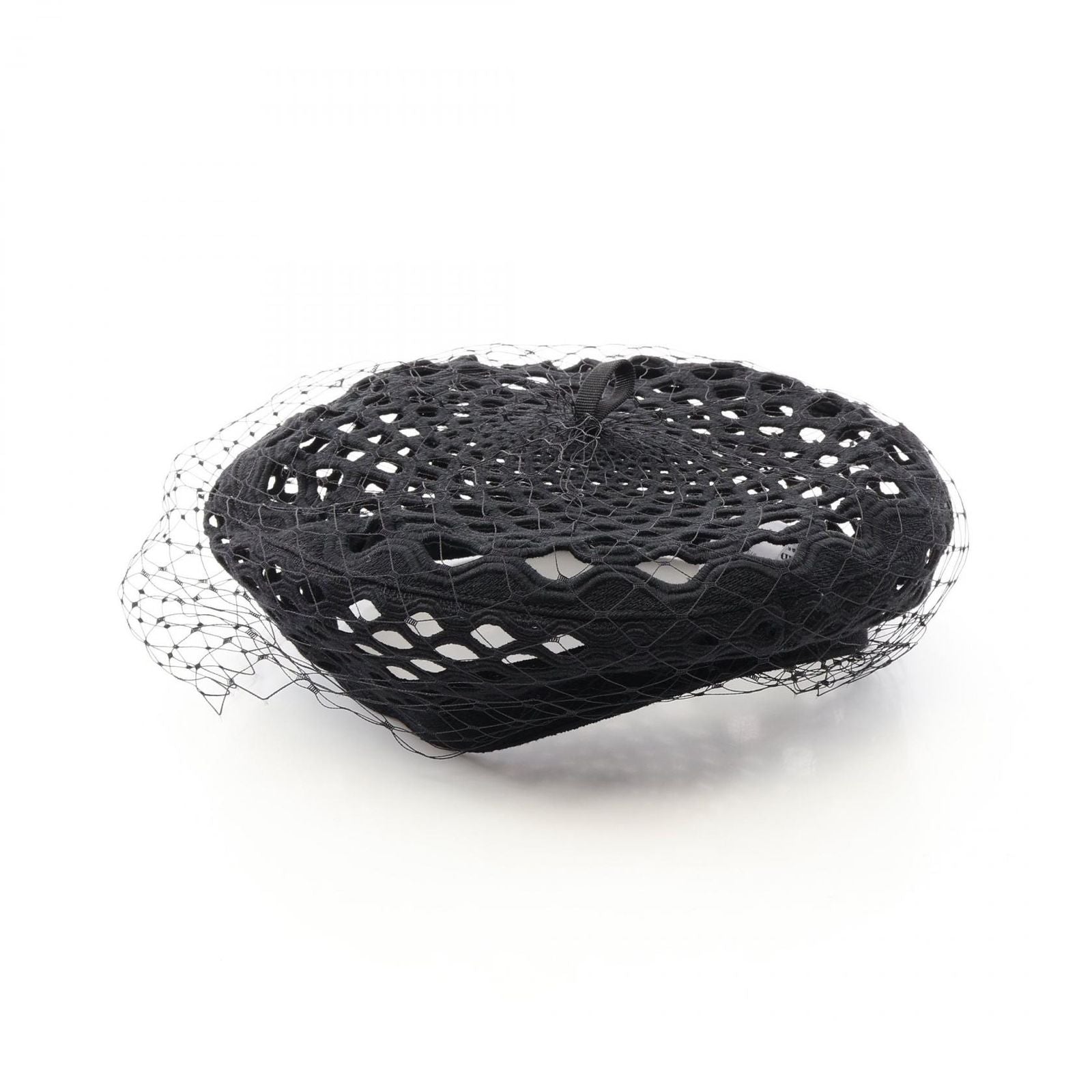 Dior Arty Lace Beret Black