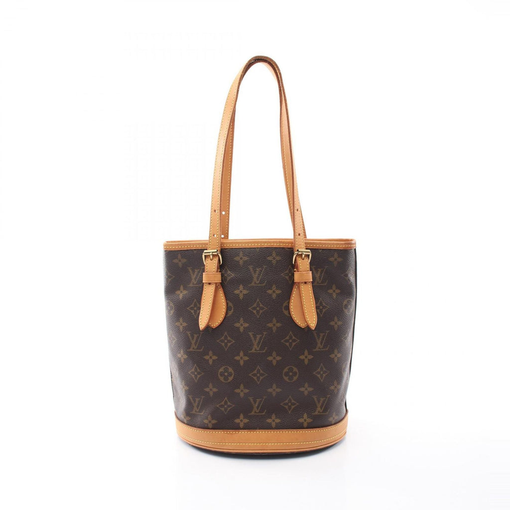 Louis Vuitton Handbag Bucket PM Canvas Leather
