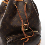 Louis Vuitton Backpack Montsouris GM Canvas Leather — view 9