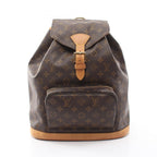Louis Vuitton Backpack Montsouris GM Canvas Leather