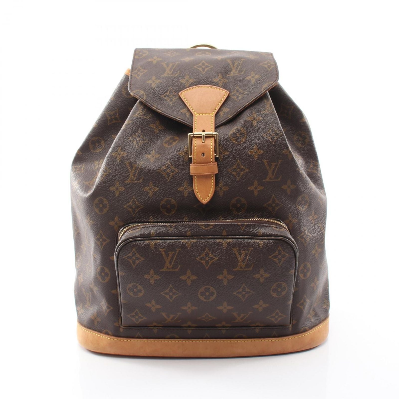 Louis Vuitton Backpack Montsouris GM Canvas Leather