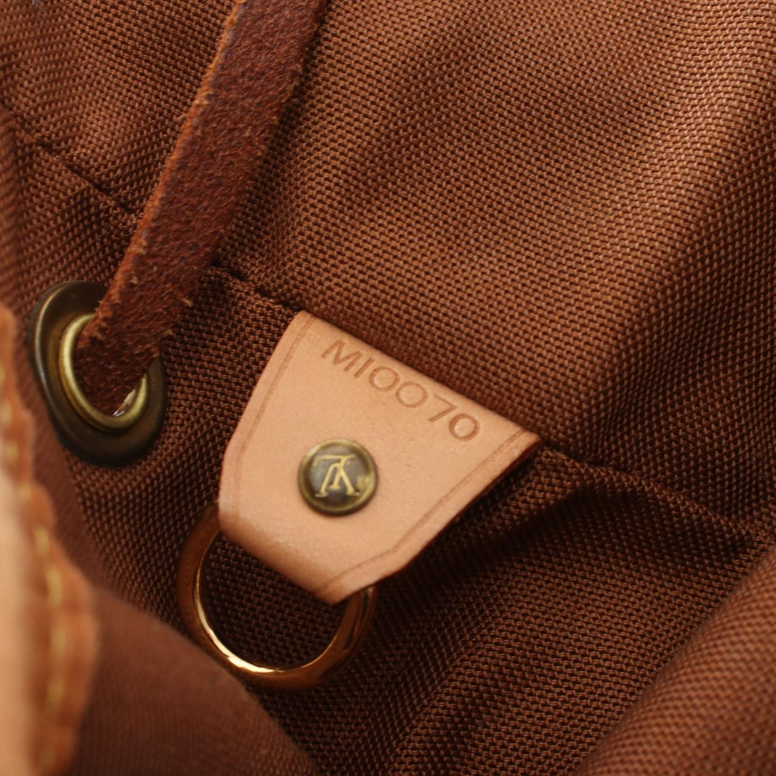 Louis Vuitton Backpack Montsouris GM Canvas Leather — view 5