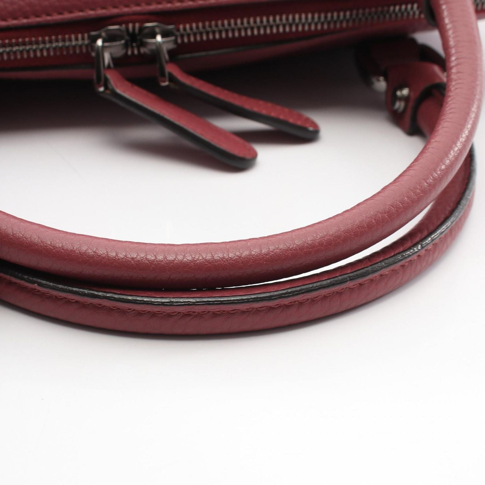 Gucci Tote Interlocking 2-Way Dark Pink Leather Hand — view 6