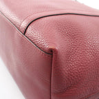 Gucci Tote Interlocking 2-Way Dark Pink Leather Hand — view 5