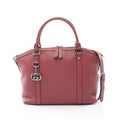 Gucci Tote Interlocking 2-Way Dark Pink Leather Hand