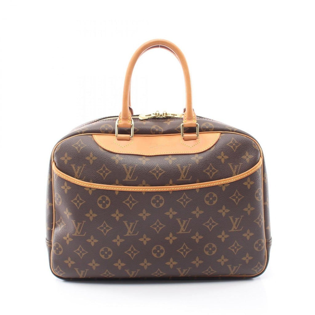 Louis Vuitton Handbag Deauville Bowling Vanity Canvas Leather