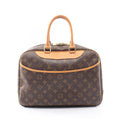 Louis Vuitton Handbag Deauville Bowling Vanity Canvas Leather