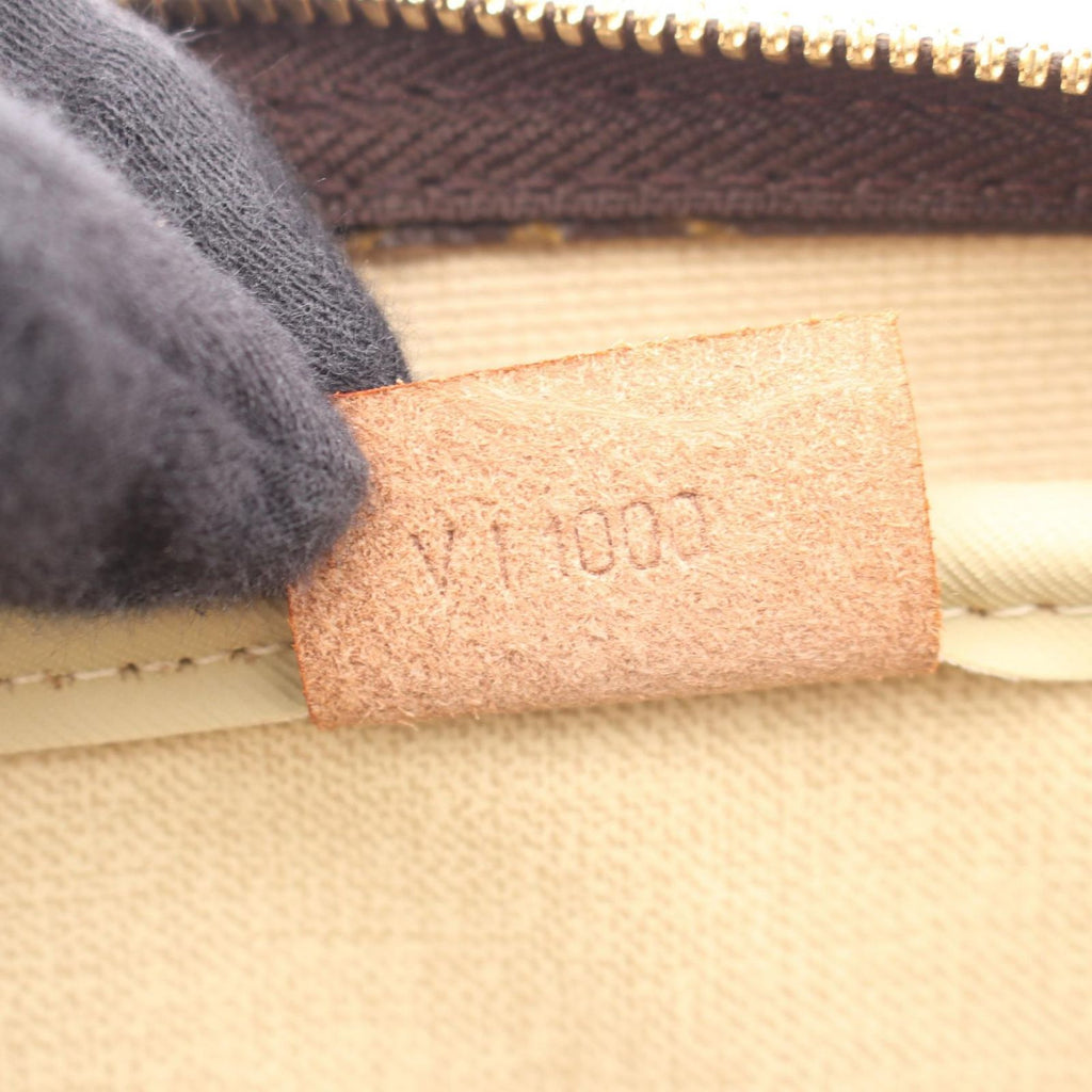 Louis Vuitton Handbag Deauville Bowling Vanity Canvas Leather — view 5