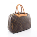 Louis Vuitton Handbag Deauville Bowling Vanity Canvas Leather — view 2