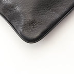 Prada Shoulder Bag Logo Black Leather — view 5