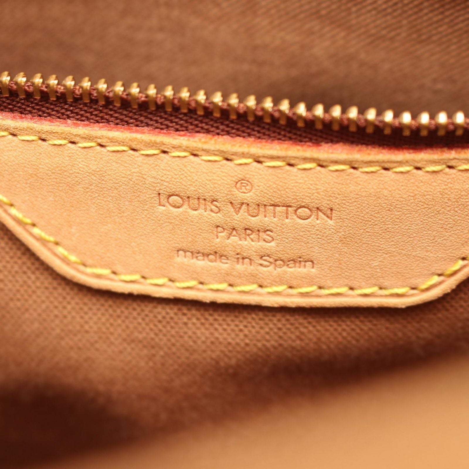 Louis Vuitton Tote Batignolles Vertical Canvas Leather — view 4