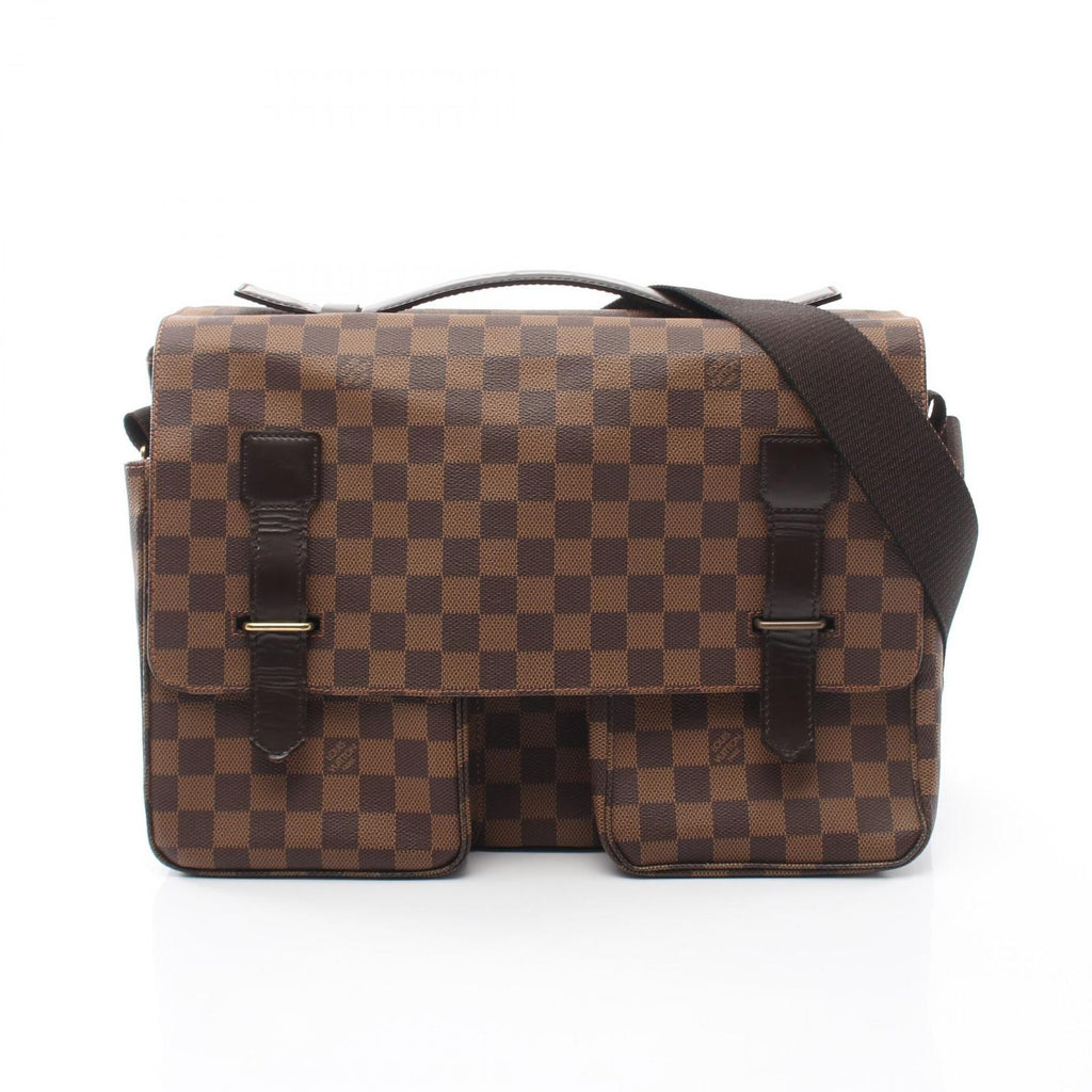 Louis Vuitton Shoulder Bag Broadway Canvas Leather
