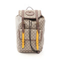 Gucci Backpack GG Supreme Cat Head Web Line Beige Canvas Leather Courier
