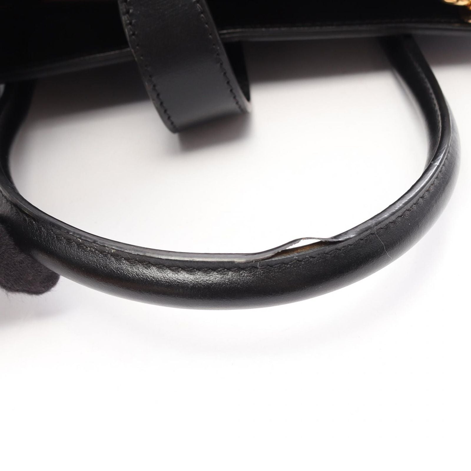 Gucci Handbag Jackie 2-Way Black Leather Tote — view 5